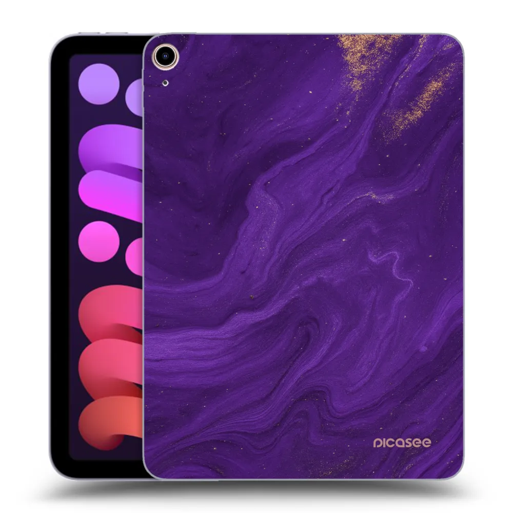 Picasee husă transparentă din silicon pentru Apple iPad mini 2021 (6. gen) - Purple
