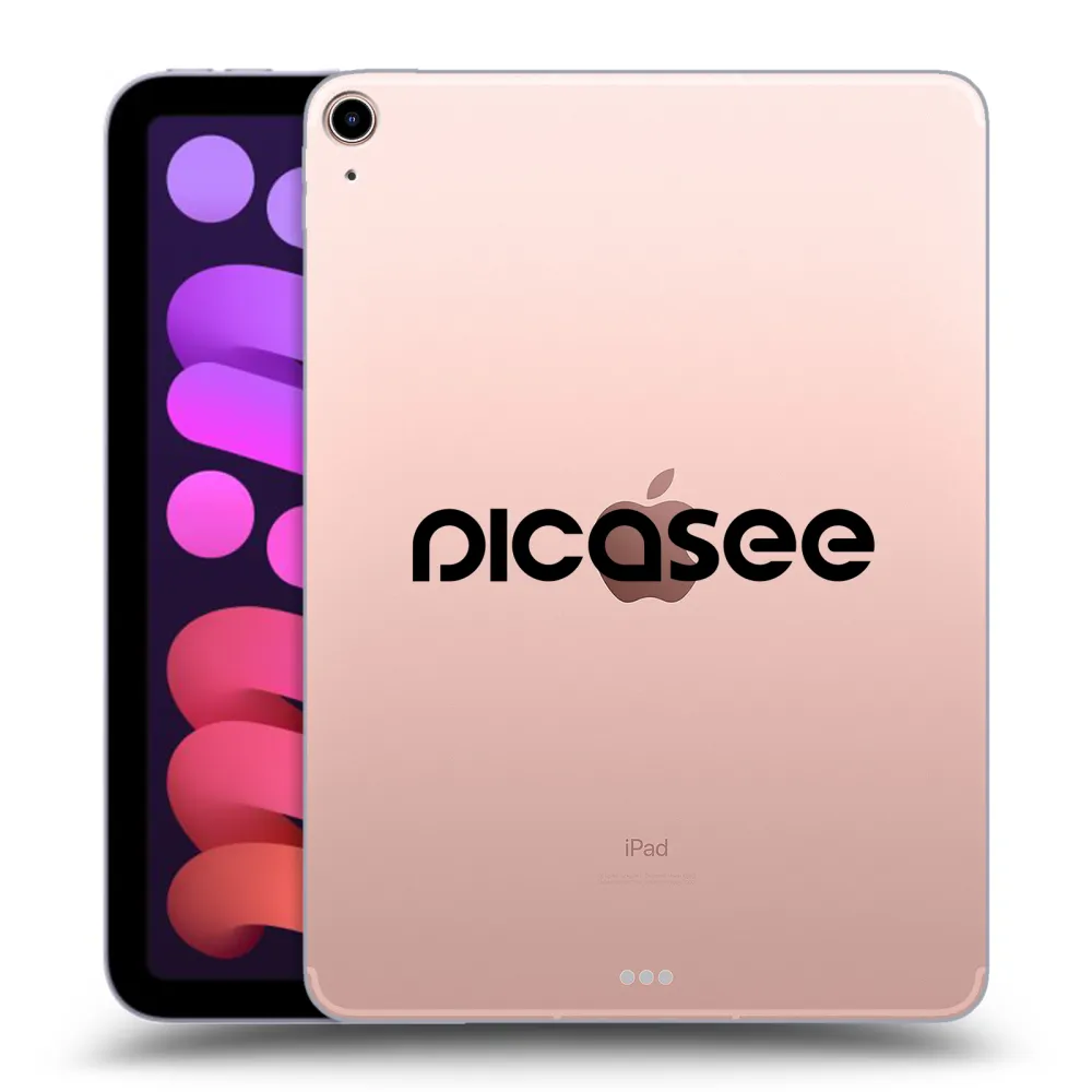 Picasee husă transparentă din silicon pentru Apple iPad mini 2021 (6. gen) - Picasee - new logo - black