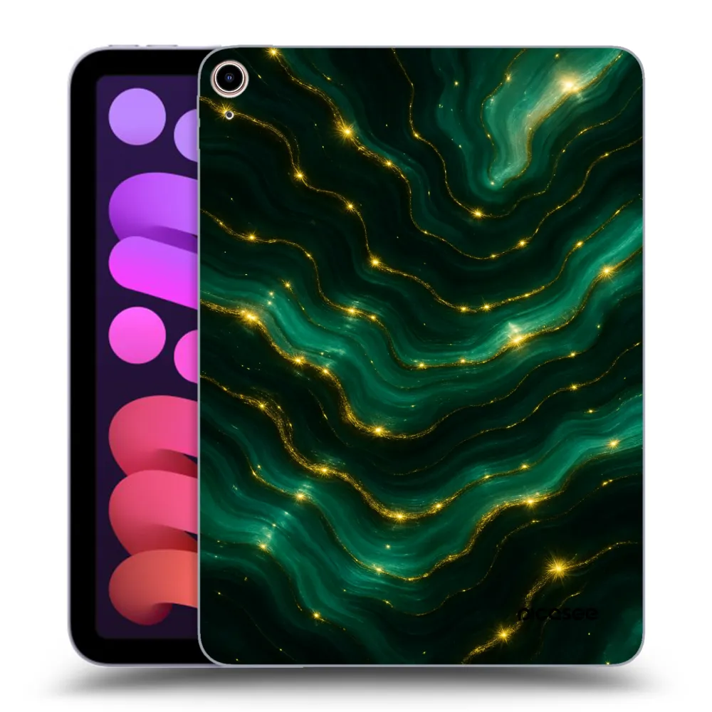 Picasee husă transparentă din silicon pentru Apple iPad mini 2021 (6. gen) - Emerald