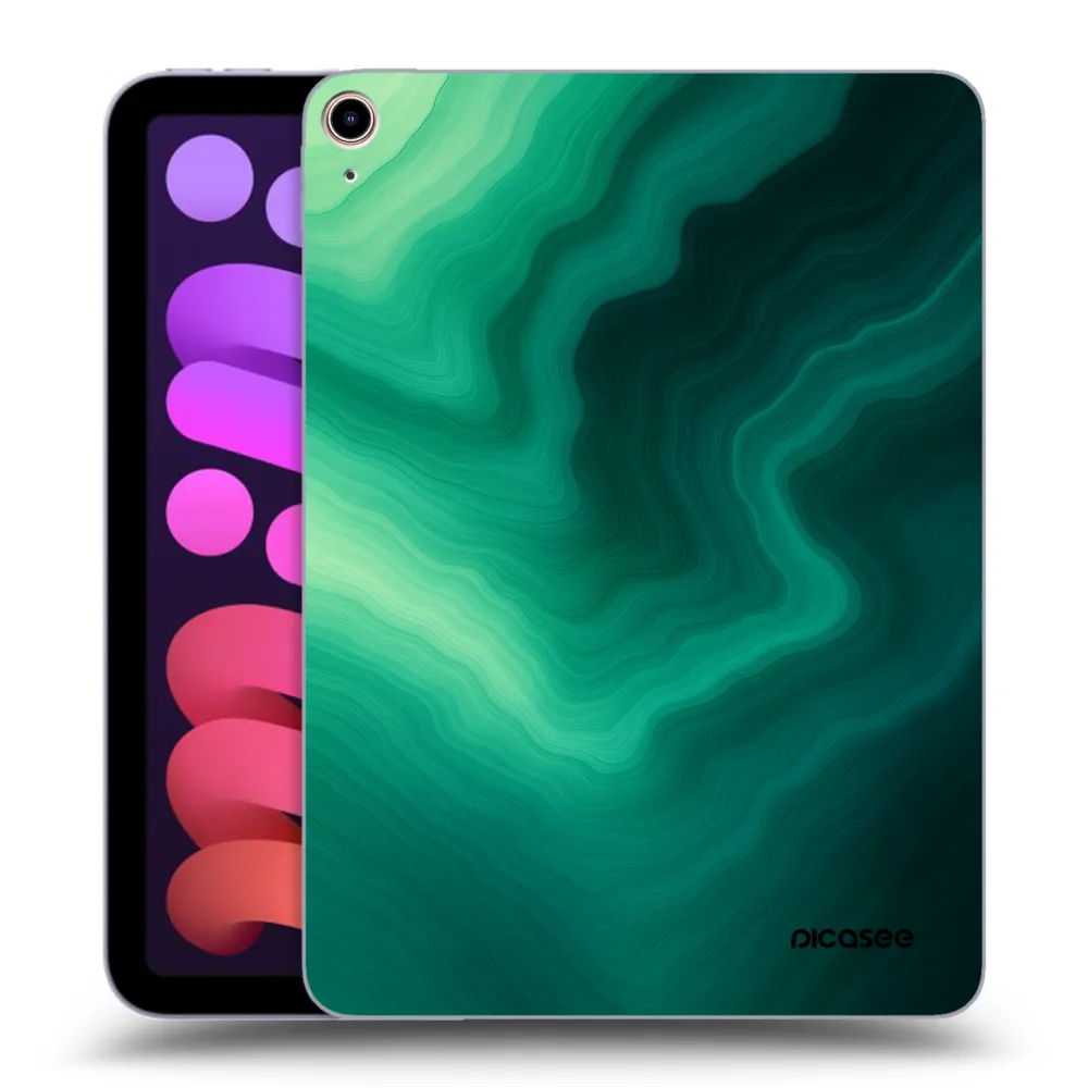 Picasee husă transparentă din silicon pentru Apple iPad mini 2021 (6. gen) - Malachite