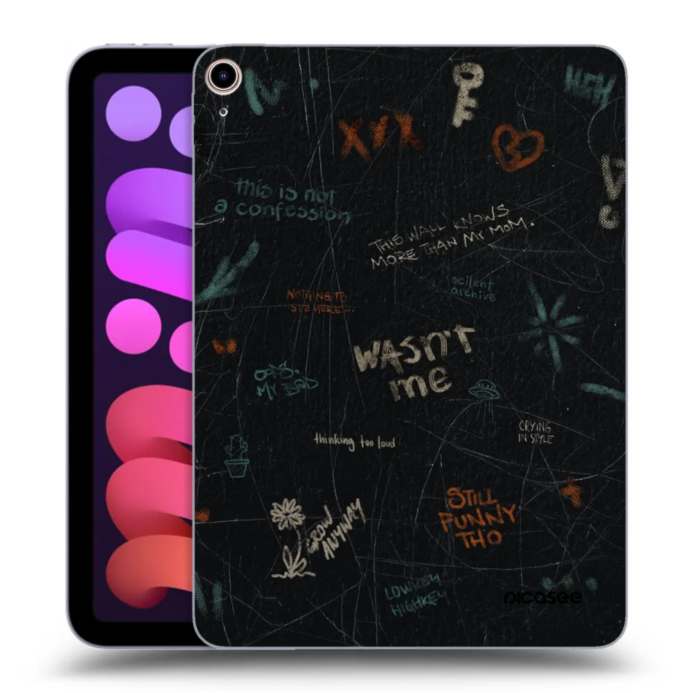 Picasee husă transparentă din silicon pentru Apple iPad mini 2021 (6. gen) - CONFESSION