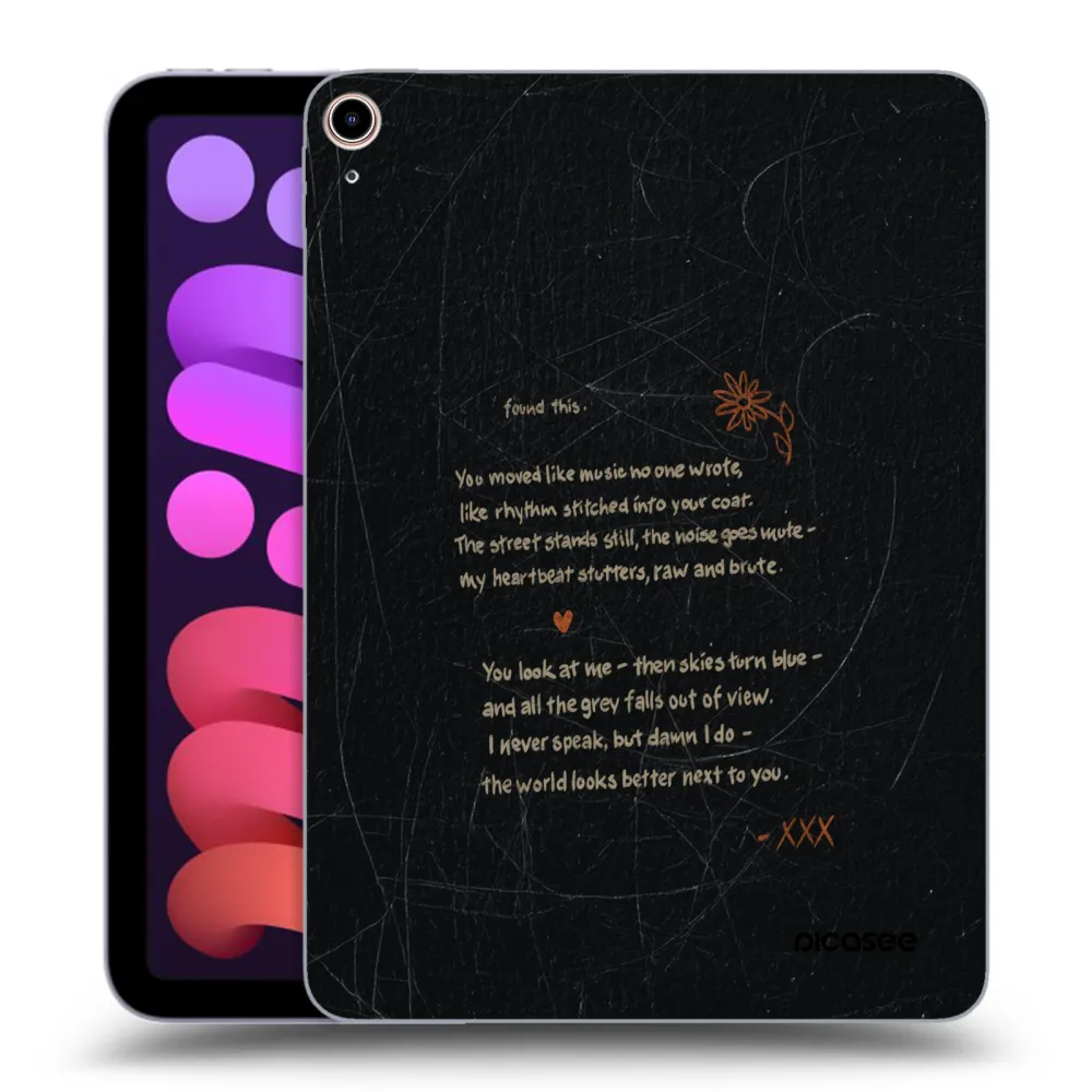 Picasee husă transparentă din silicon pentru Apple iPad mini 2021 (6. gen) - POET