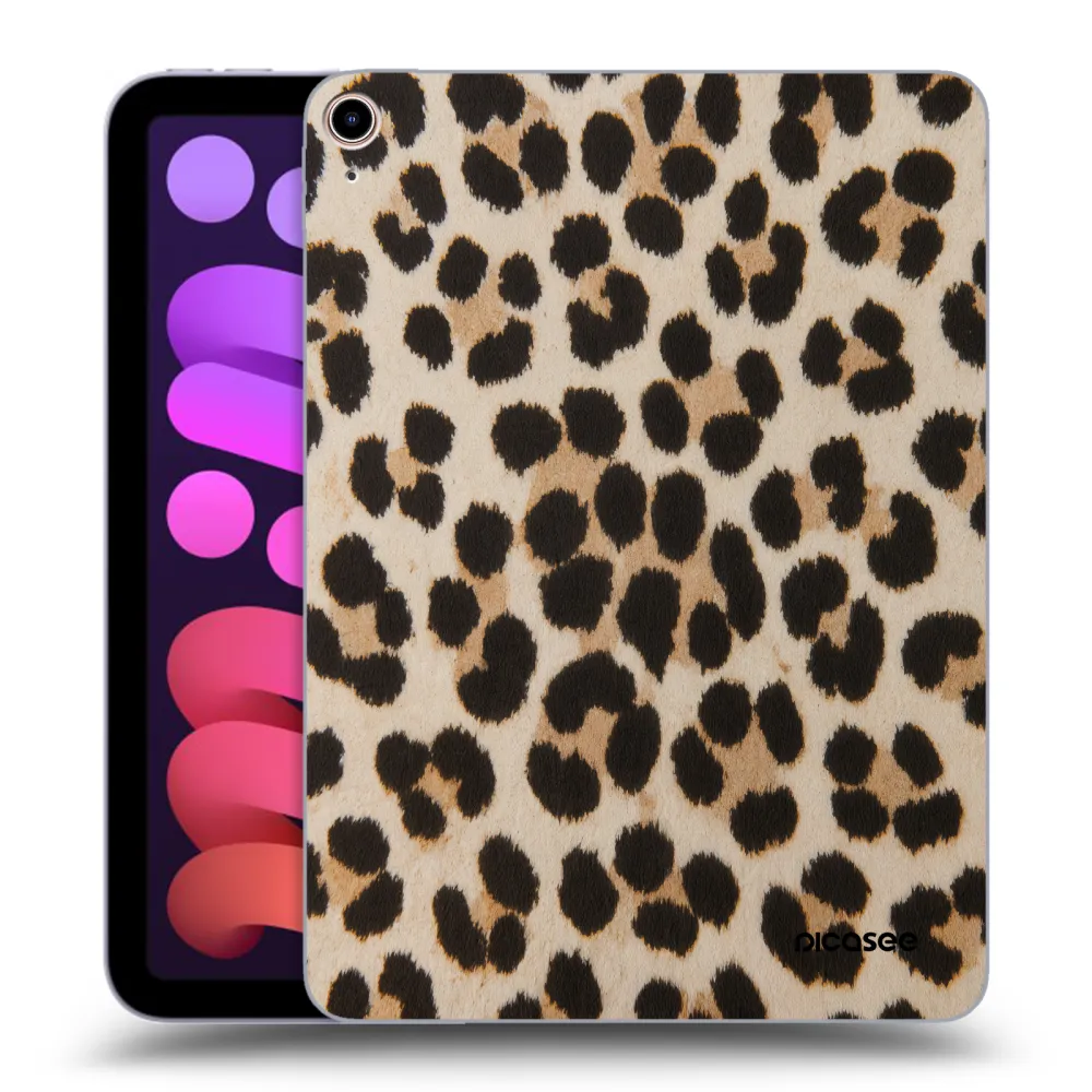 Picasee husă transparentă din silicon pentru Apple iPad mini 2021 (6. gen) - Brown Tiger