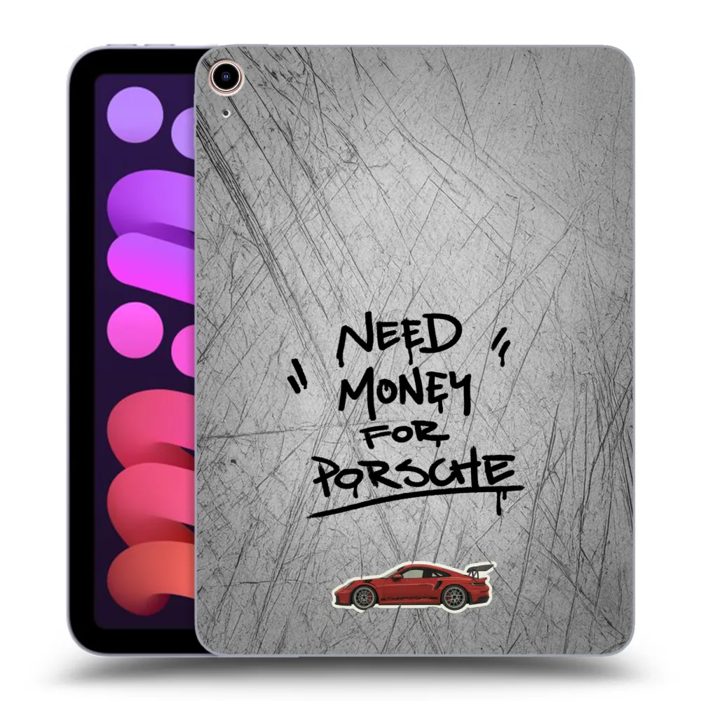 Picasee husă transparentă din silicon pentru Apple iPad mini 2021 (6. gen) - Grey Drift