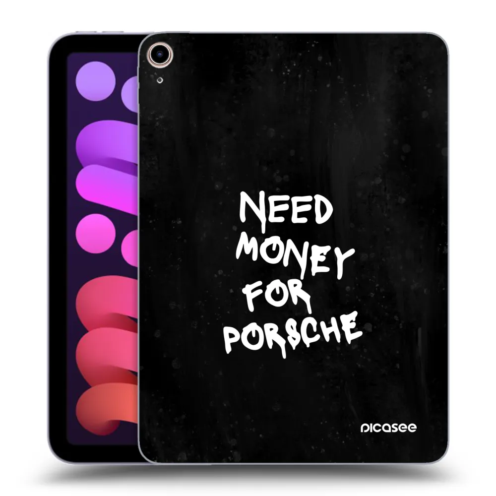 Picasee husă transparentă din silicon pentru Apple iPad mini 2021 (6. gen) - Black Dollar