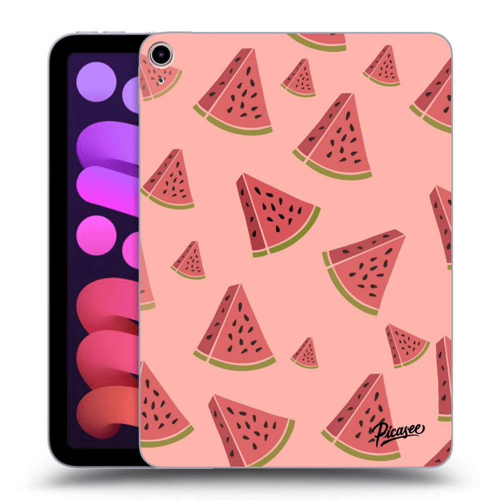 Picasee husă neagră din silicon pentru Apple iPad mini 2021 (6. gen) - Watermelon