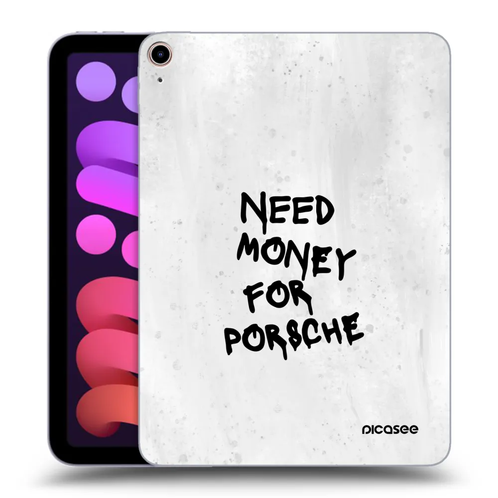 Picasee husă transparentă din silicon pentru Apple iPad mini 2021 (6. gen) - White Dollar