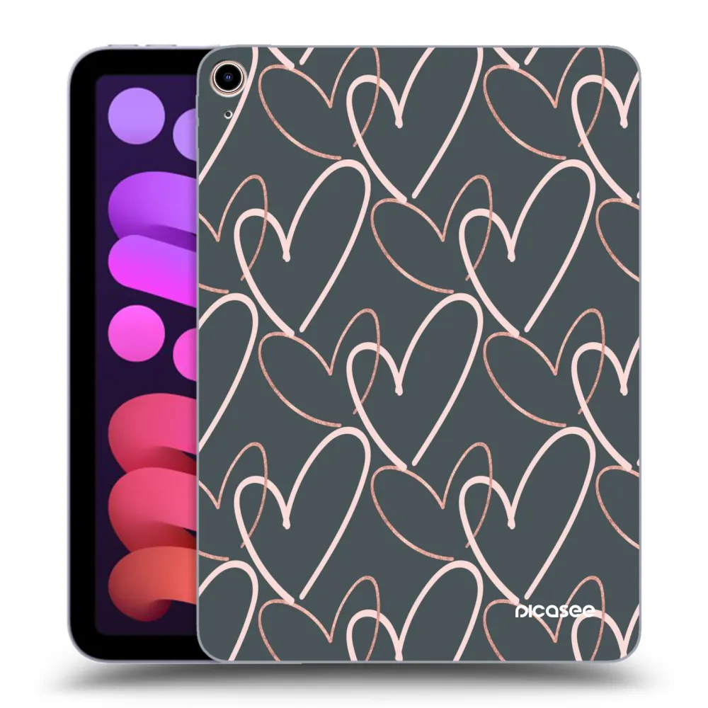 Picasee husă transparentă din silicon pentru Apple iPad mini 2021 (6. gen) - Lots of love