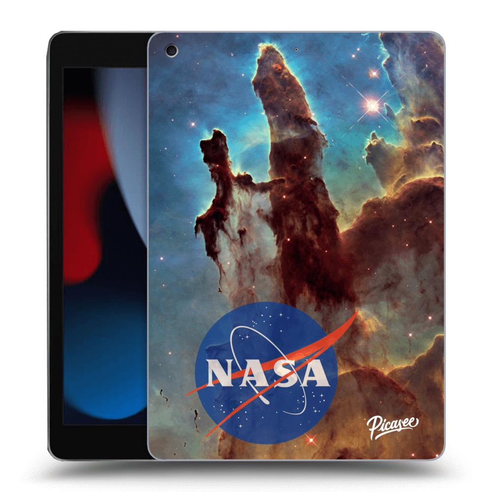 Picasee husă transparentă din silicon pentru Apple iPad 10.2" 2021 (9. gen) - Eagle Nebula