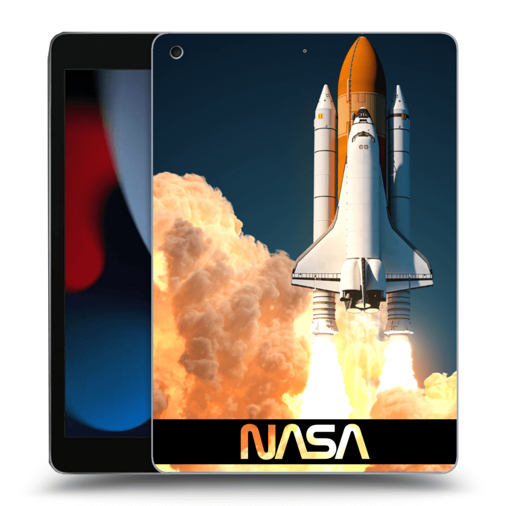 Picasee husă transparentă din silicon pentru Apple iPad 10.2" 2021 (9. gen) - Space Shuttle