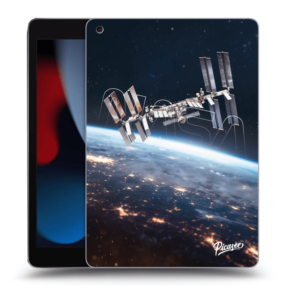 Picasee husă neagră din silicon pentru Apple iPad 10.2" 2021 (9. gen) - Station