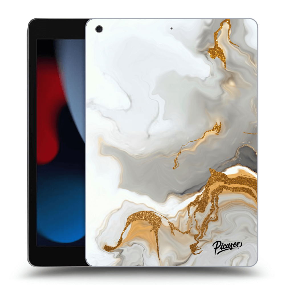 Picasee husă neagră din silicon pentru Apple iPad 10.2" 2021 (9. gen) - Her