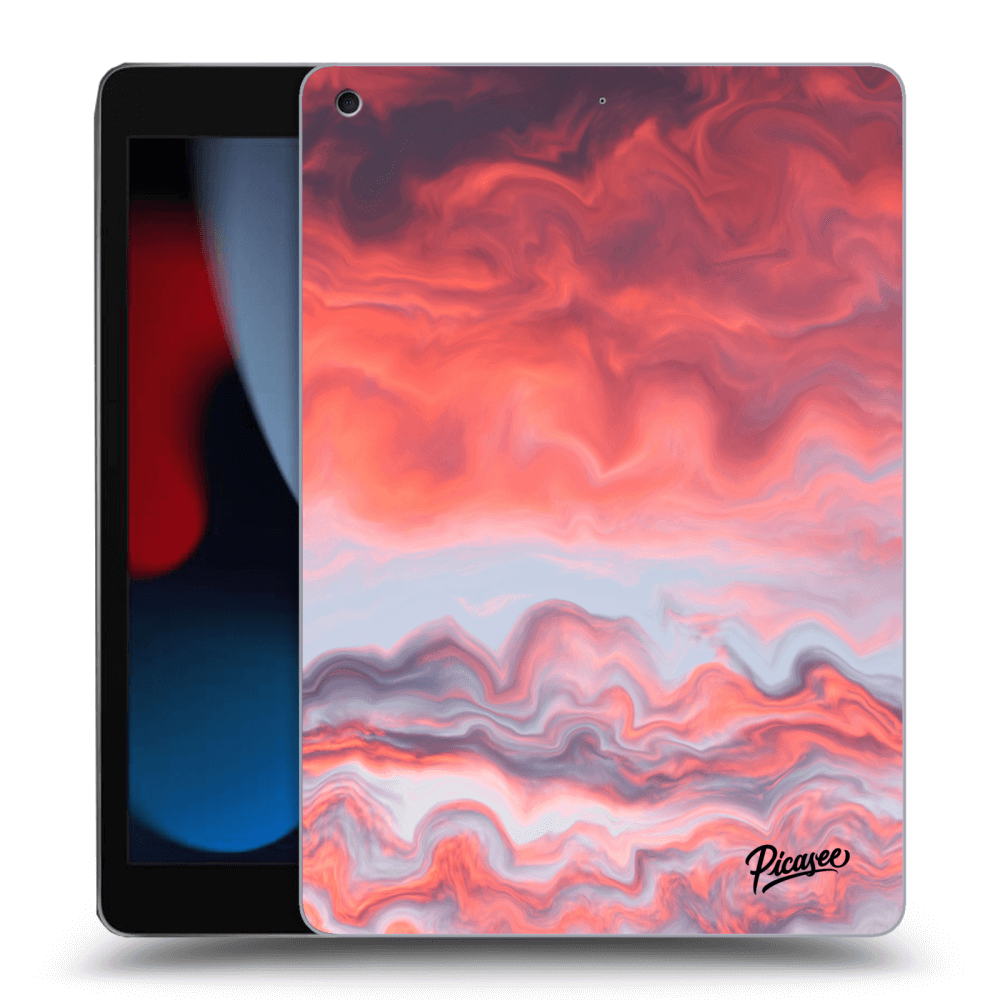 Picasee husă neagră din silicon pentru Apple iPad 10.2" 2021 (9. gen) - Sunset