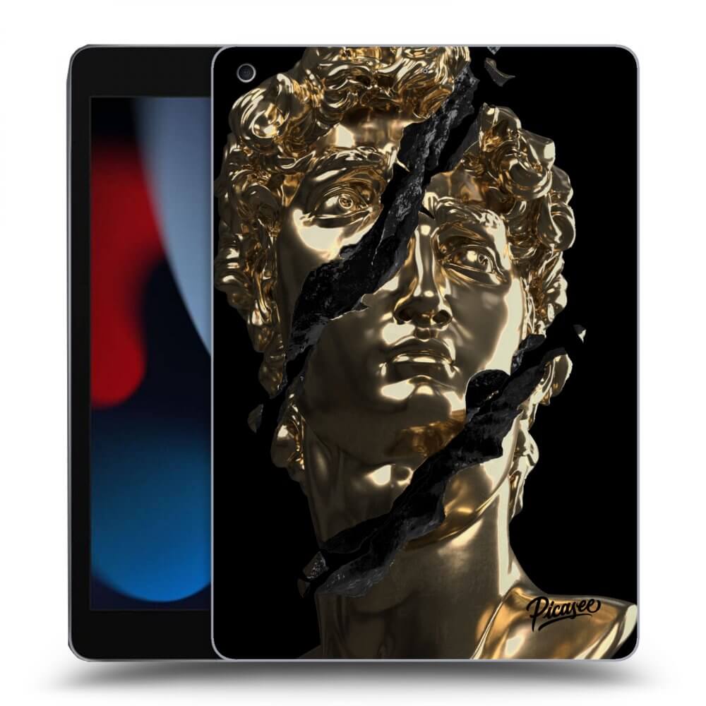 Picasee husă neagră din silicon pentru Apple iPad 10.2" 2021 (9. gen) - Golder