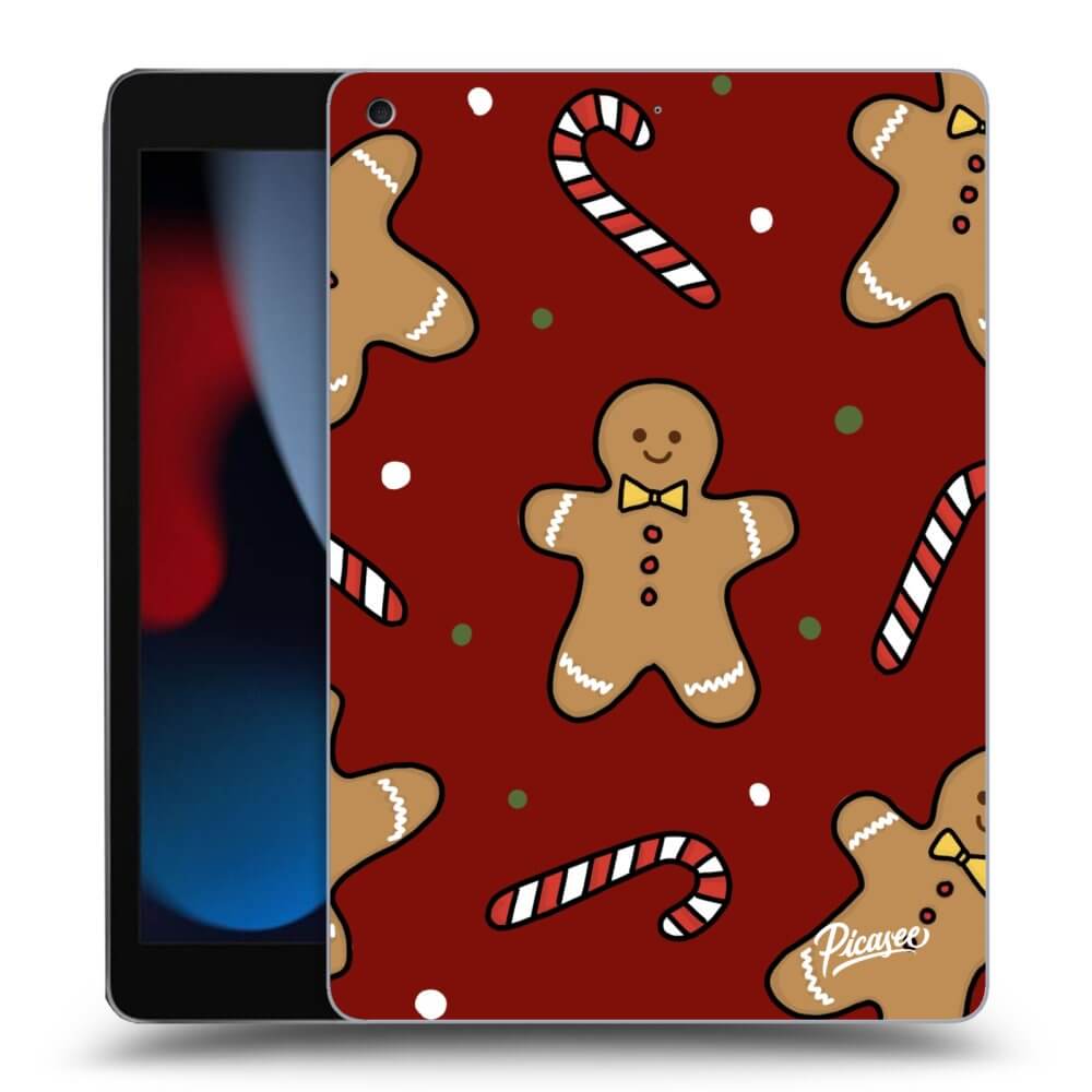 Picasee husă neagră din silicon pentru Apple iPad 10.2" 2021 (9. gen) - Gingerbread 2