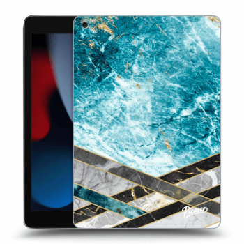 Husă pentru Apple iPad 2021 (9. gen) - Blue geometry