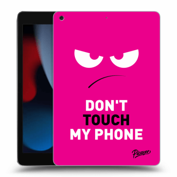 Husă pentru Apple iPad 10.2" 2021 (9. gen) - Angry Eyes - Pink
