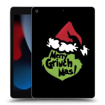 Picasee husă neagră din silicon pentru Apple iPad 10.2" 2021 (9. gen) - Grinch 2