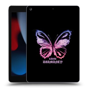 Picasee husă transparentă din silicon pentru Apple iPad 10.2" 2021 (9. gen) - Diamanty Purple