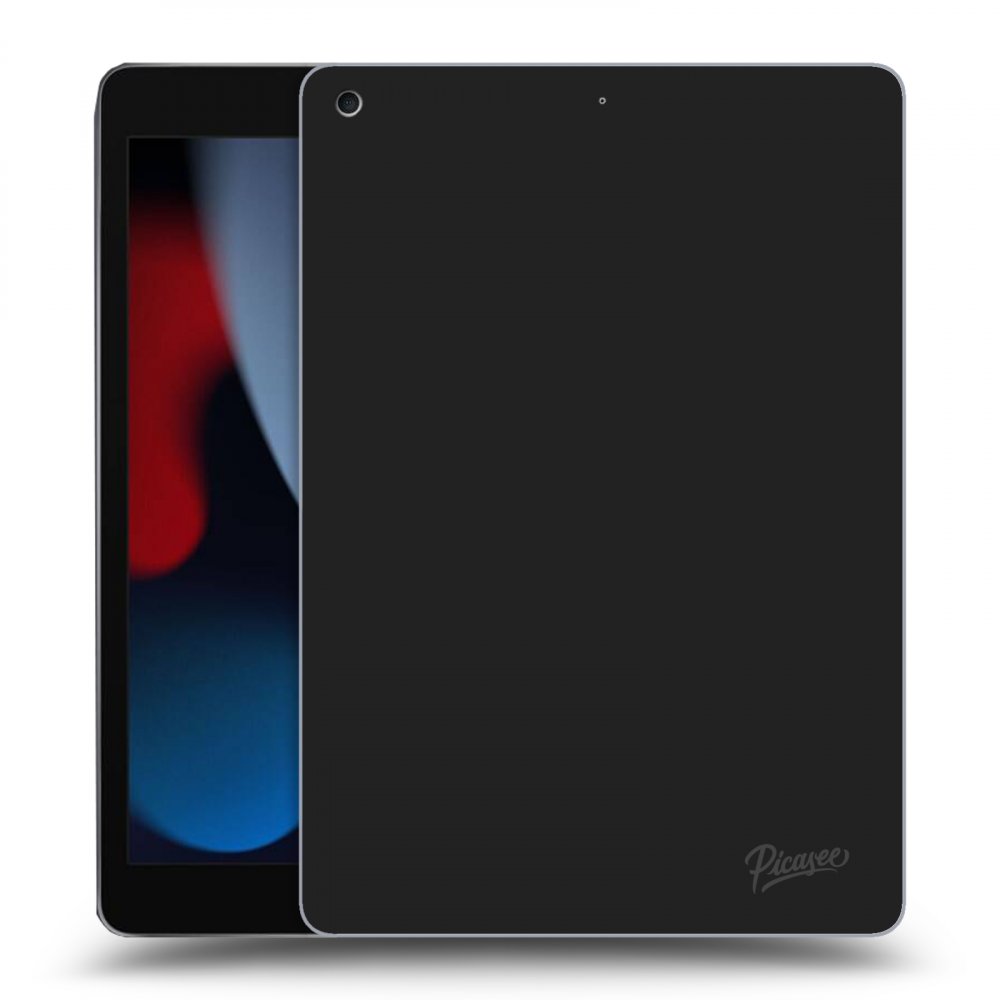 Picasee husă neagră din silicon pentru Apple iPad 10.2" 2021 (9. gen) - Clear