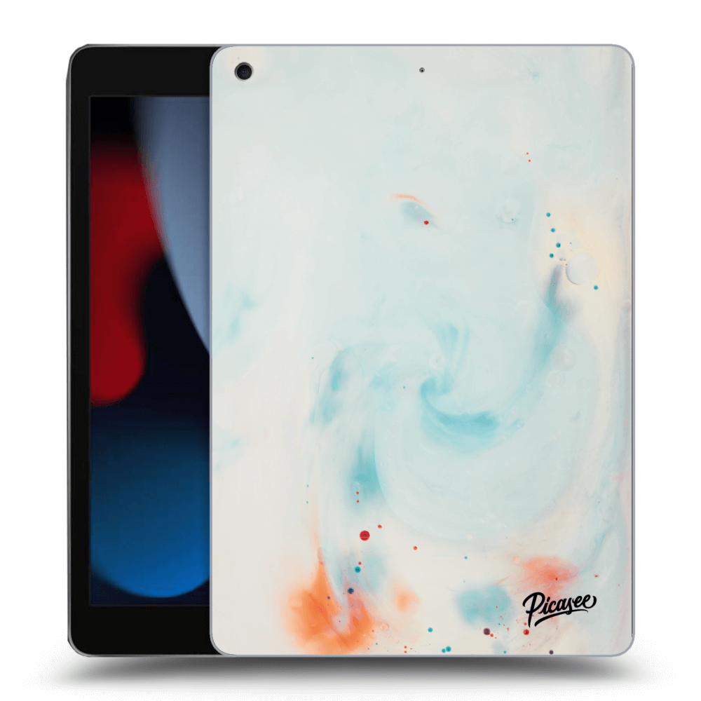 Picasee husă transparentă din silicon pentru Apple iPad 10.2" 2021 (9. gen) - Splash