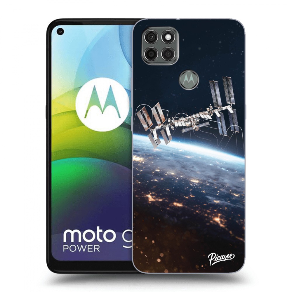 Picasee husă neagră din silicon pentru Motorola Moto G9 Power - Station