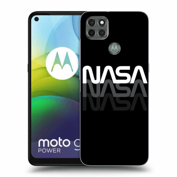 Picasee husă neagră din silicon pentru Motorola Moto G9 Power - NASA Triple