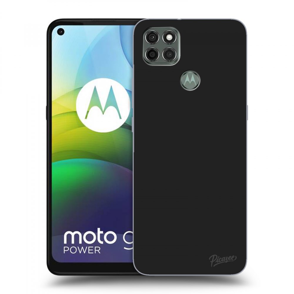 Picasee husă neagră din silicon pentru Motorola Moto G9 Power - Clear