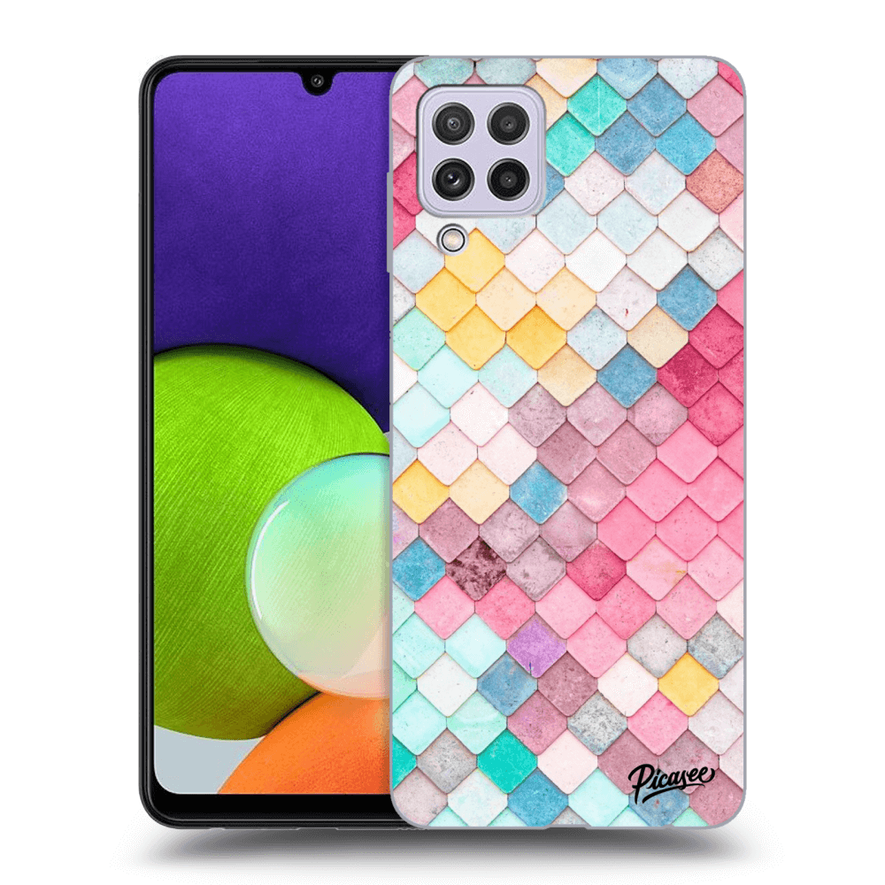 Picasee ULTIMATE CASE pentru Samsung Galaxy A22 A225F 4G - Colorful roof