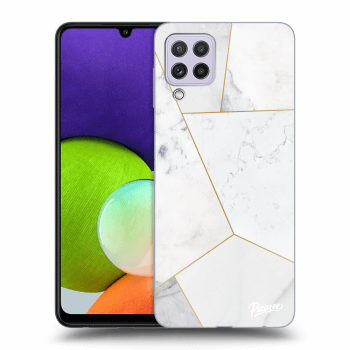 Husă pentru Samsung Galaxy A22 A225F - White tile