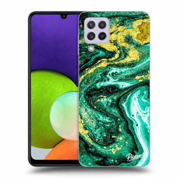 Husă pentru Samsung Galaxy A22 A225F - Green Gold