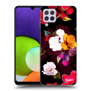 Picasee ULTIMATE CASE pentru Samsung Galaxy A22 A225F 4G - Flowers and Berries