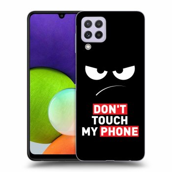 Husă pentru Samsung Galaxy A22 A225F 4G - Angry Eyes - Transparent