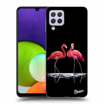 Husă pentru Samsung Galaxy A22 A225F 4G - Flamingos couple