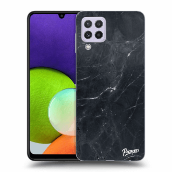 Husă pentru Samsung Galaxy A22 A225F 4G - Black marble