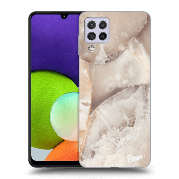 Husă pentru Samsung Galaxy A22 A225F 4G - Cream marble