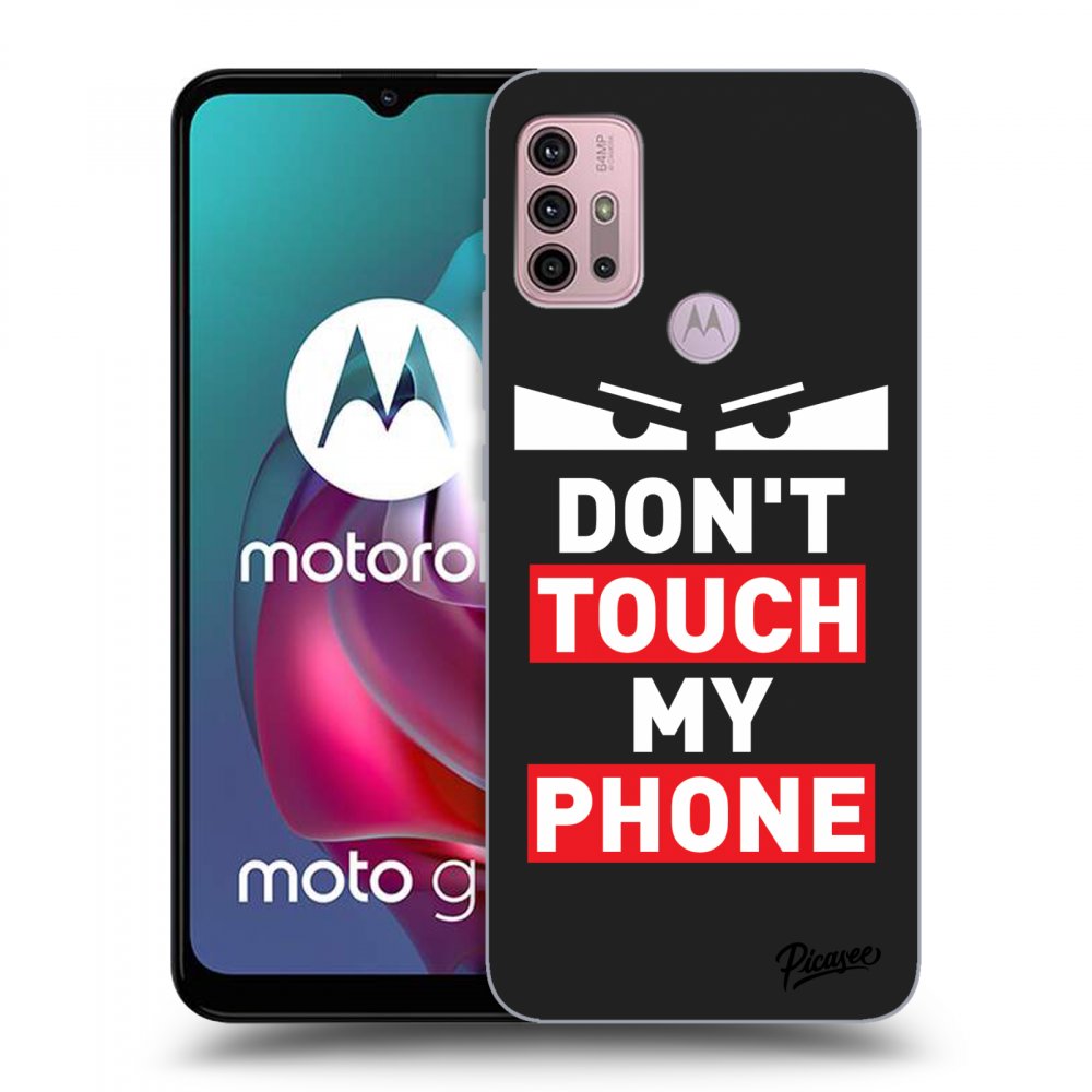 Picasee husă neagră din silicon pentru Motorola Moto G30 - Shadow Eye - Transparent