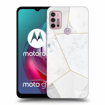 Husă pentru Motorola Moto G30 - White tile