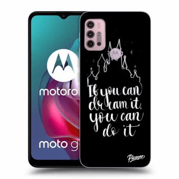 Picasee husă neagră din silicon pentru Motorola Moto G30 - Dream
