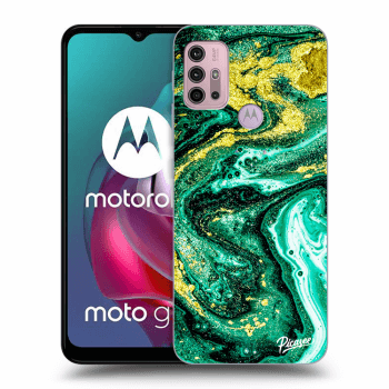 Husă pentru Motorola Moto G30 - Green Gold