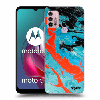 Picasee ULTIMATE CASE pentru Motorola Moto G30 - Blue Magma