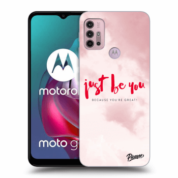 Picasee husă neagră din silicon pentru Motorola Moto G30 - Just be you