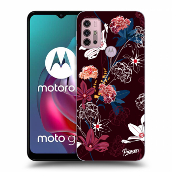 Picasee husă neagră din silicon pentru Motorola Moto G30 - Dark Meadow