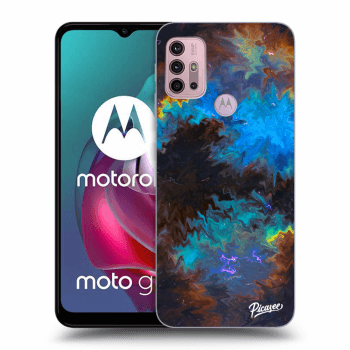 Picasee husă neagră din silicon pentru Motorola Moto G30 - Space