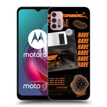 Picasee husă neagră din silicon pentru Motorola Moto G30 - RAVE