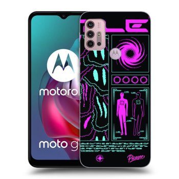 Picasee husă neagră din silicon pentru Motorola Moto G30 - HYPE SMILE