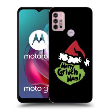 Picasee husă neagră din silicon pentru Motorola Moto G30 - Grinch 2