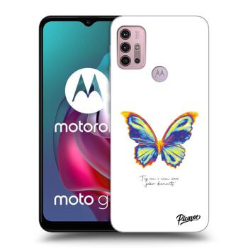 Husă pentru Motorola Moto G30 - Diamanty White
