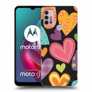 Husă pentru Motorola Moto G30 - Colored heart
