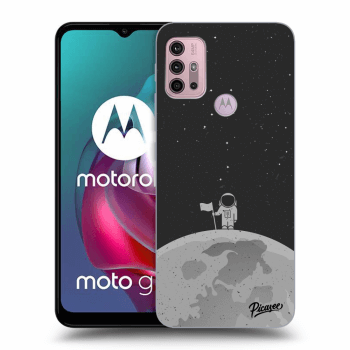 Picasee husă neagră din silicon pentru Motorola Moto G30 - Astronaut